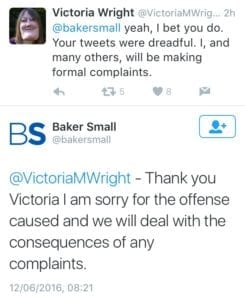 Bakers Small Apology 2