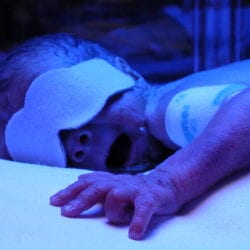Babies - newborn in incubator