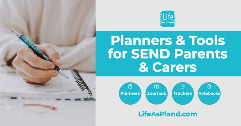 Planners and tools for SEND parents and carer